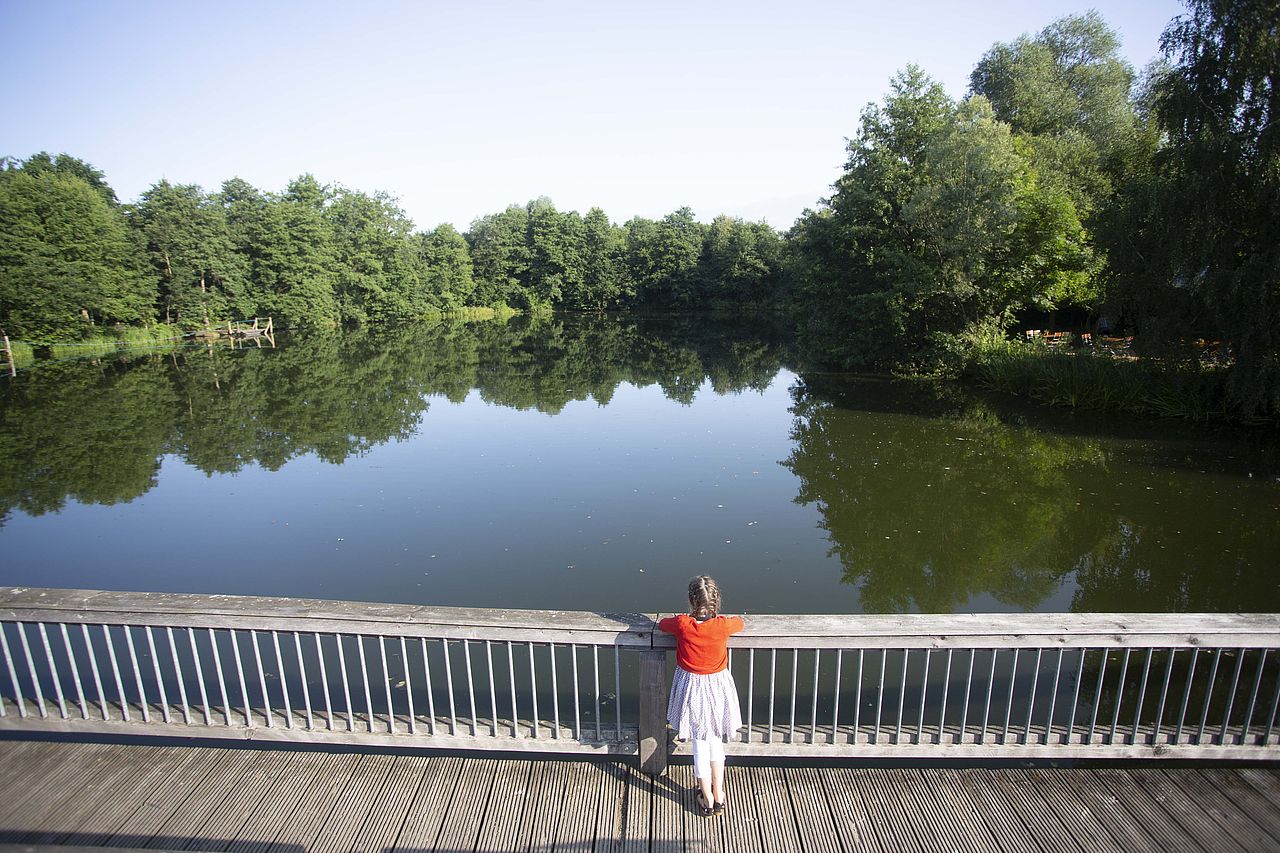 Gelände und Menschen