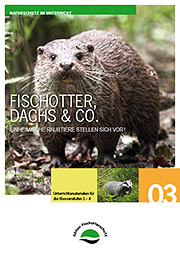 Titelseite Lernmaterial Fischotter, Dachs und Co.
